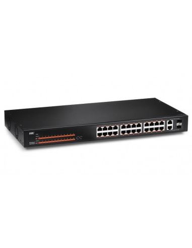  SMC Networks SMC Networks 24-port 10/100 Unmanaged PoE Switch with 2 SFP ports.10/100 Unmanaged PoE Switch with 2 SFP ports 