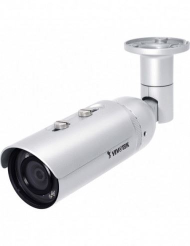  VIVOTEK - Bullet Camera, Outdoor, 2MP, 30Fps, Smart IR, 25m, H.264, 3DNR, SD, WDR Enhancement