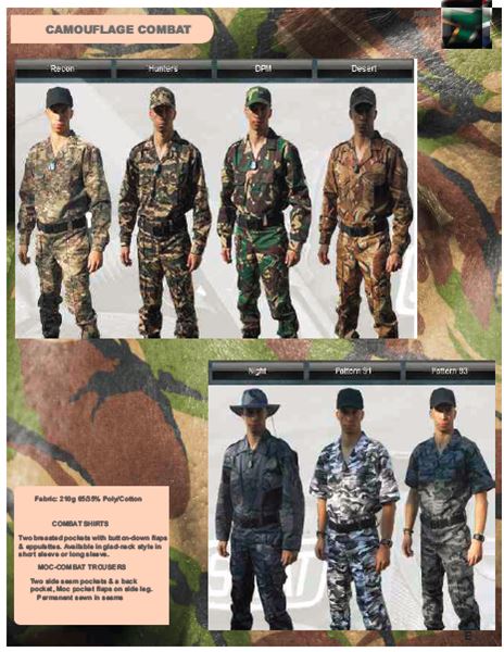 Combat Wear security products in  (South Africa)
