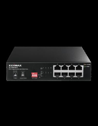 Edimax 8 Port Gb PoE+ Switch (4 x PoE+ Ports)