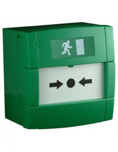 Manual Call Point - Green Resettable security products in  (South Africa)