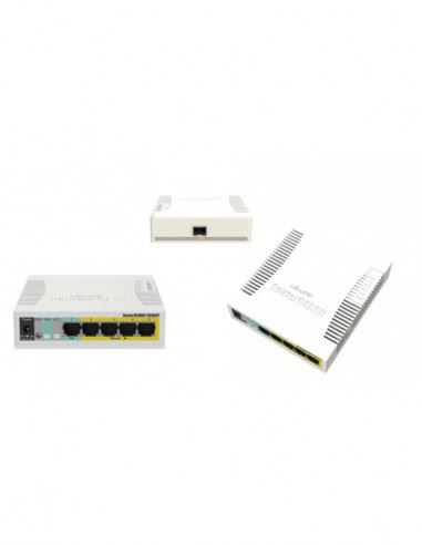 MikroTik RB260GSP - Desktop PoE Switch with 5 Gb and 1 SFP Port
