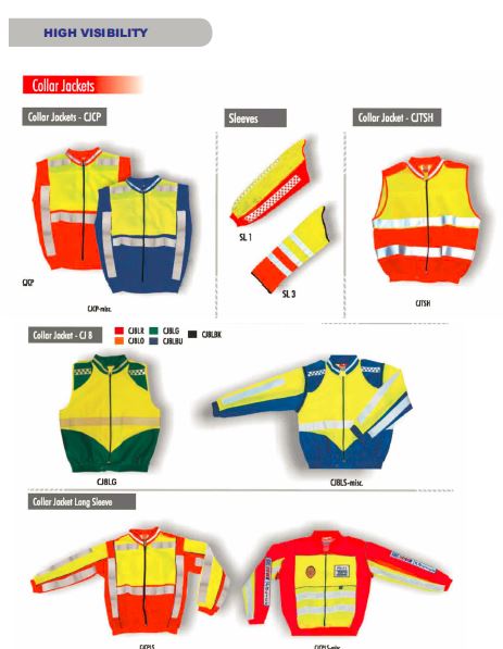 High Visibility Work Wear security products in  (South Africa)